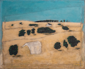 Josef Síma, Landscape of Brie / Paysage en Brie, 1950