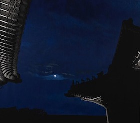 Sun-Joo Shin, Blue Moon(Gyeongbokgung Palace), 2021
