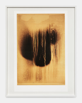Yves Klein, Peinture de feu (F124), 2021