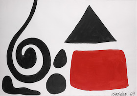 Alexander Calder, Hanging spiral, 1969
