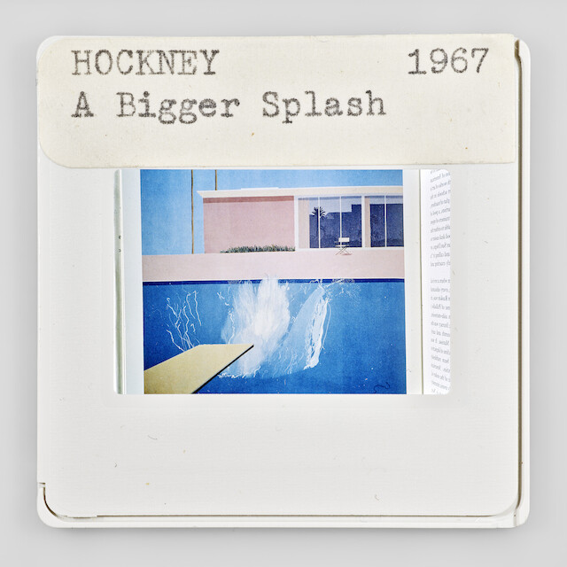 Sebastian Riemer, HOCKNEY 1967 A Bigger Splash, serie Stills, 2022