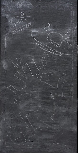 Keith Haring, Untitled (Space Ships), 1984
