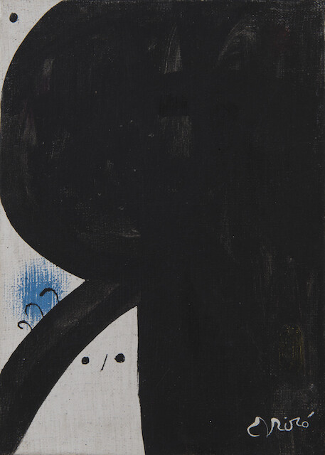 Joan Miró, Femme aux trois cheveux, constellation, 1976