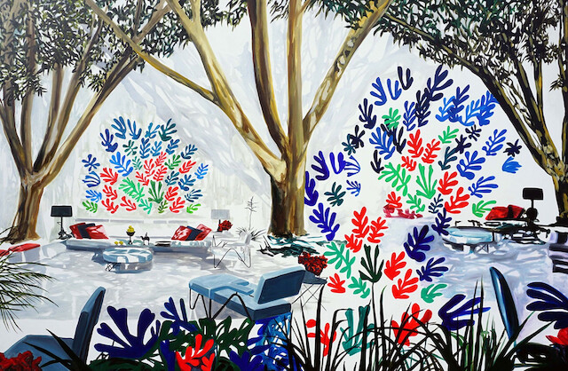Eamon O'Kane, Matisse Courtyard (after Quincy Jones), 2016